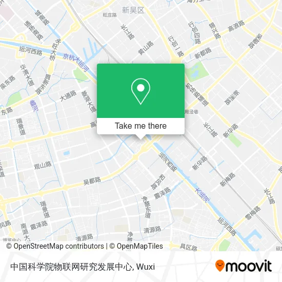 中国科学院物联网研究发展中心 map