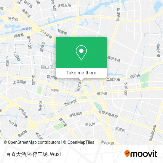 百喜大酒店-停车场 map