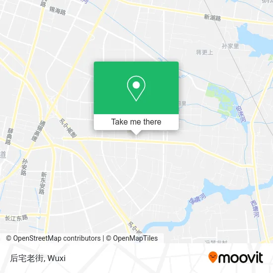 后宅老街 map