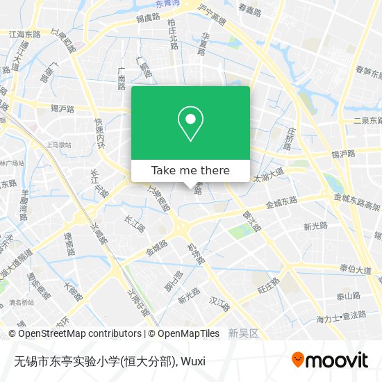 无锡市东亭实验小学(恒大分部) map