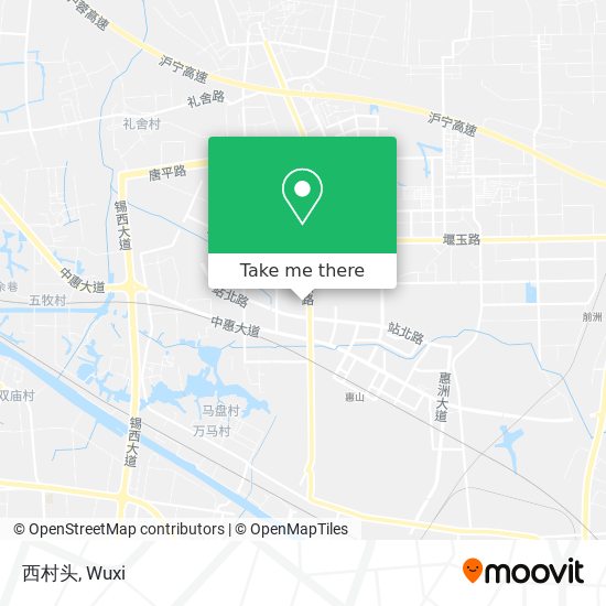 西村头 map