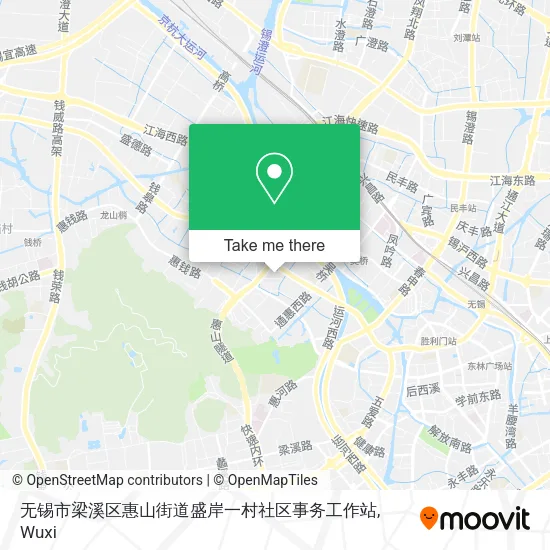 无锡市梁溪区惠山街道盛岸一村社区事务工作站 map
