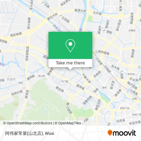 阿伟家常菜(山北店) map