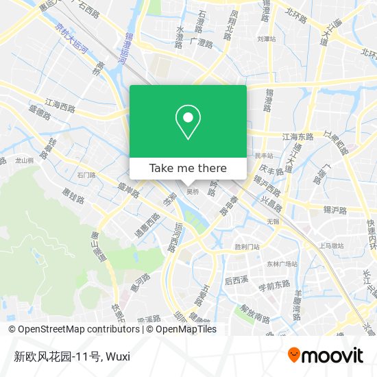 新欧风花园-11号 map