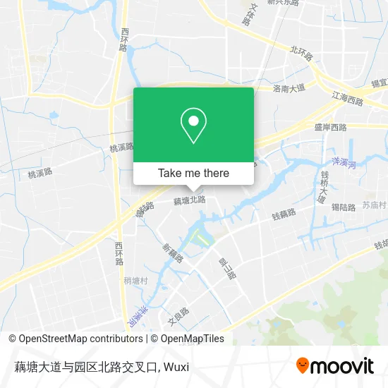藕塘大道与园区北路交叉口 map