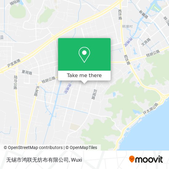 无锡市鸿联无纺布有限公司 map