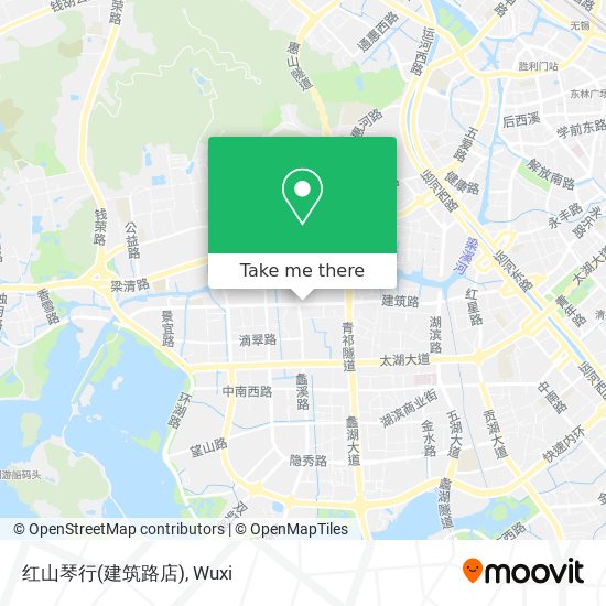 红山琴行(建筑路店) map