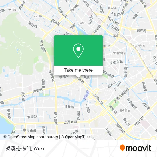梁溪苑-东门 map