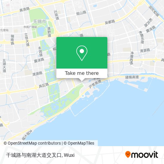 干城路与南湖大道交叉口 map