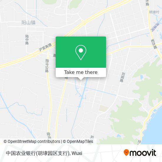中国农业银行(胡埭园区支行) map
