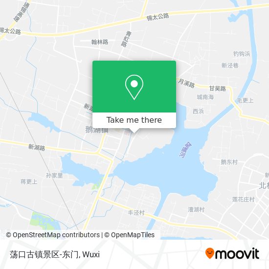 荡口古镇景区-东门 map