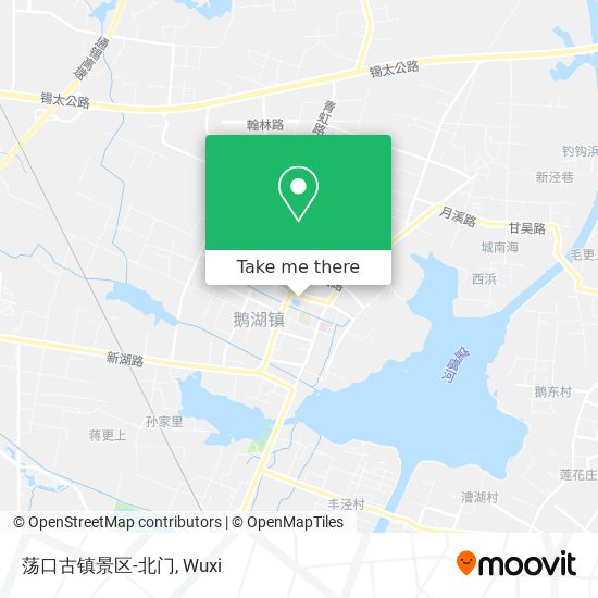 荡口古镇景区-北门 map