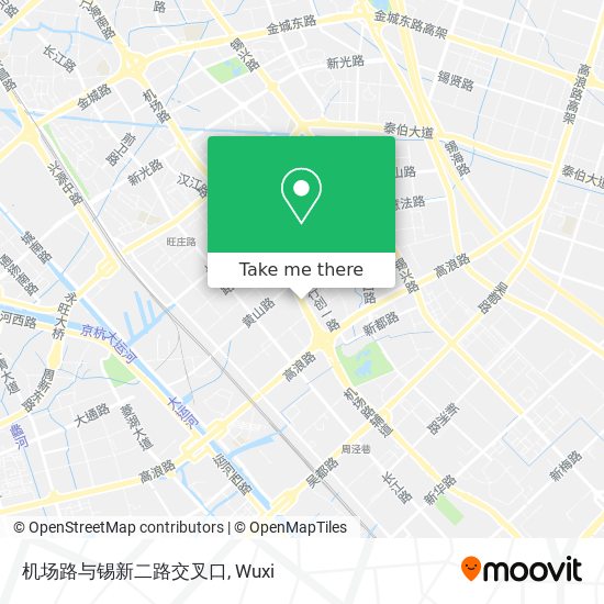 机场路与锡新二路交叉口 map