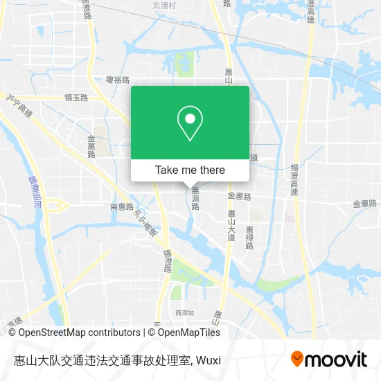 惠山大队交通违法交通事故处理室 map
