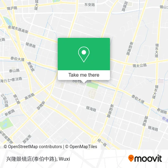 兴隆眼镜店(泰伯中路) map