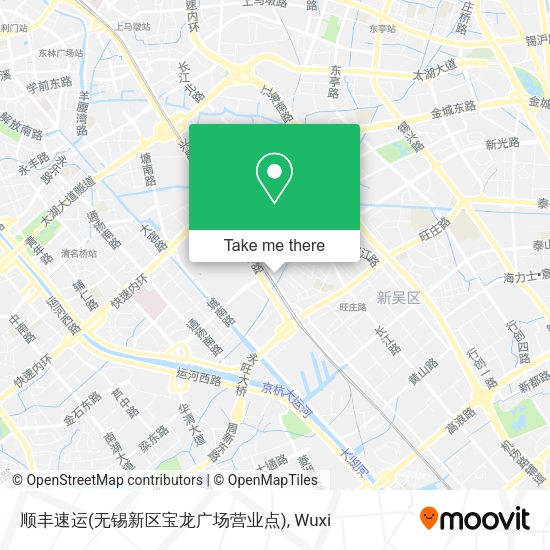 顺丰速运(无锡新区宝龙广场营业点) map