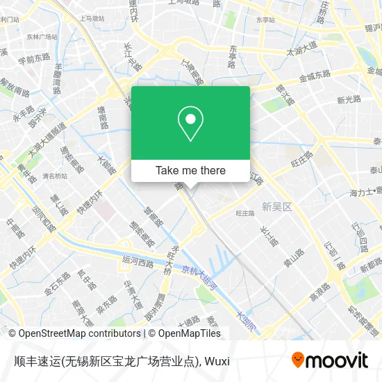 顺丰速运(无锡新区宝龙广场营业点) map
