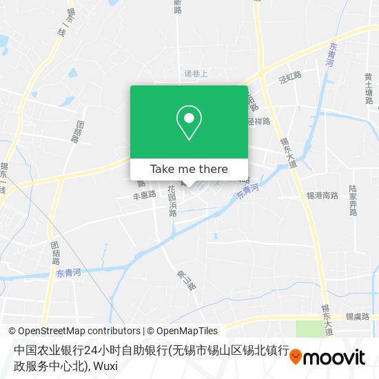中国农业银行24小时自助银行(无锡市锡山区锡北镇行政服务中心北) map