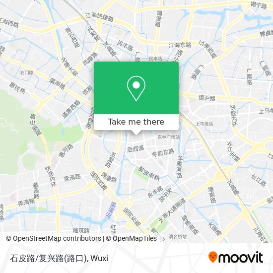 石皮路/复兴路(路口) map