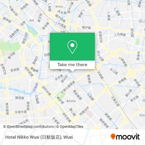 Hotel Nikko Wuxi (日航饭店) map