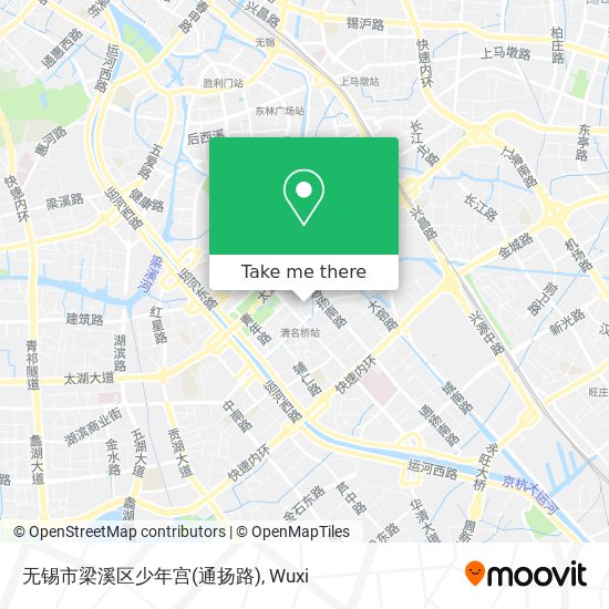 无锡市梁溪区少年宫(通扬路) map