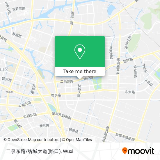 二泉东路/纺城大道(路口) map