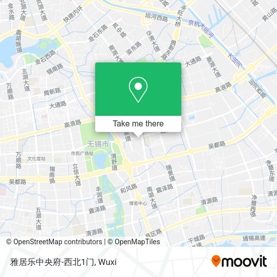 雅居乐中央府-西北1门 map