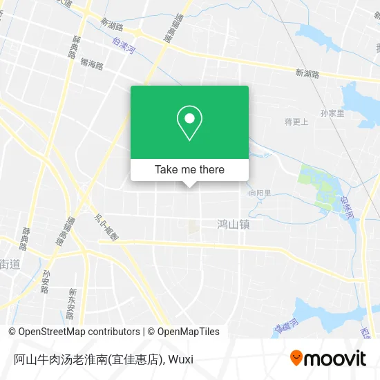阿山牛肉汤老淮南(宜佳惠店) map
