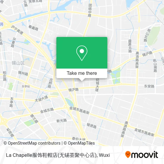 La Chapelle服饰鞋帽店(无锡荟聚中心店) map