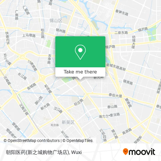朝阳医药(新之城购物广场店) map