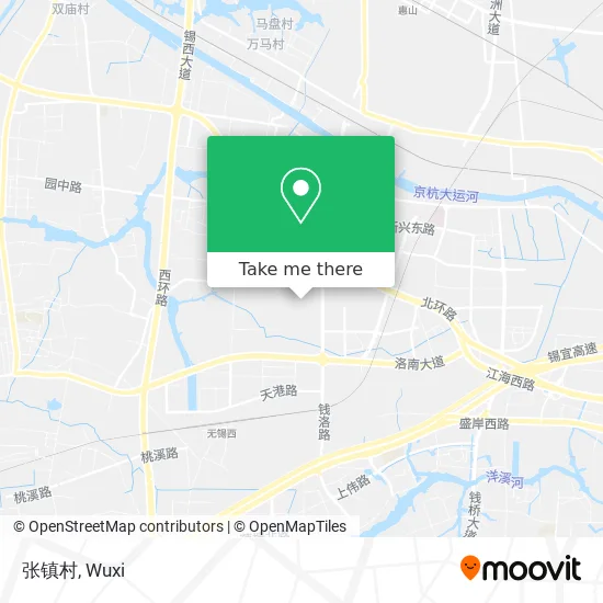 张镇村 map