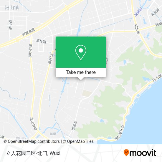 立人花园二区-北门 map