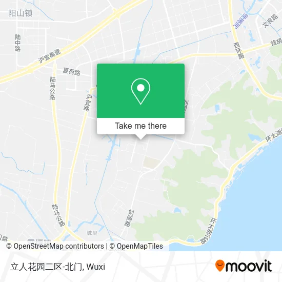 立人花园二区-北门 map