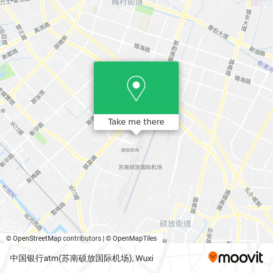 中国银行atm(苏南硕放国际机场) map