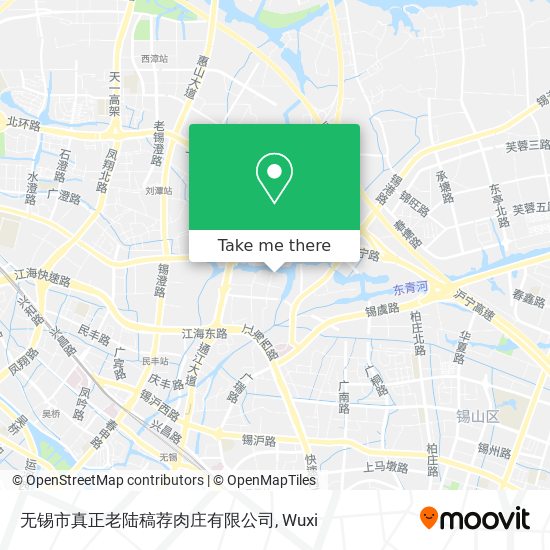 无锡市真正老陆稿荐肉庄有限公司 map