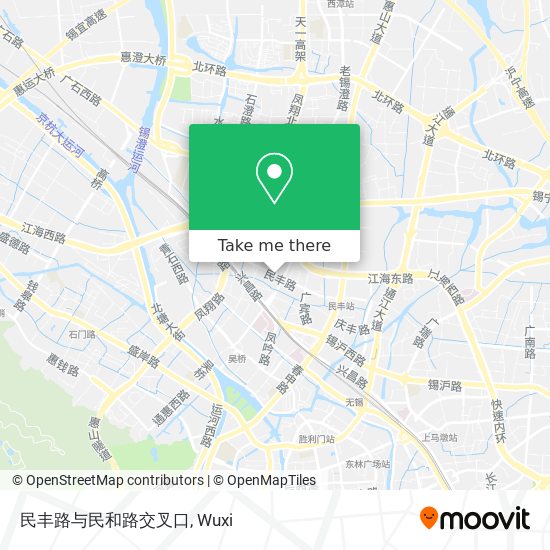 民丰路与民和路交叉口 map
