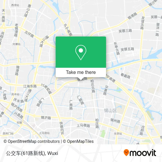 公交车(61路新线) map