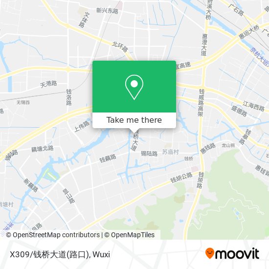 X309/钱桥大道(路口) map