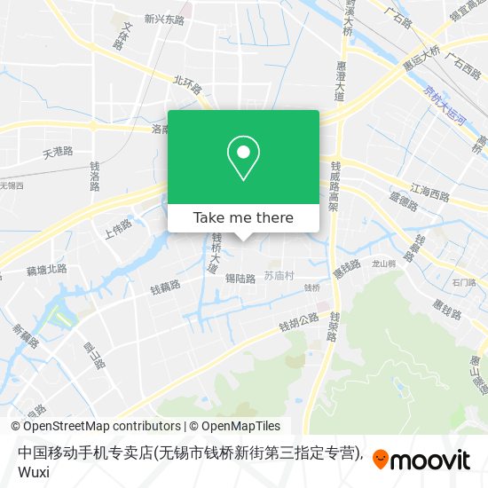 中国移动手机专卖店(无锡市钱桥新街第三指定专营) map