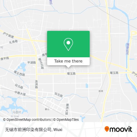 无锡市前洲印染有限公司 map