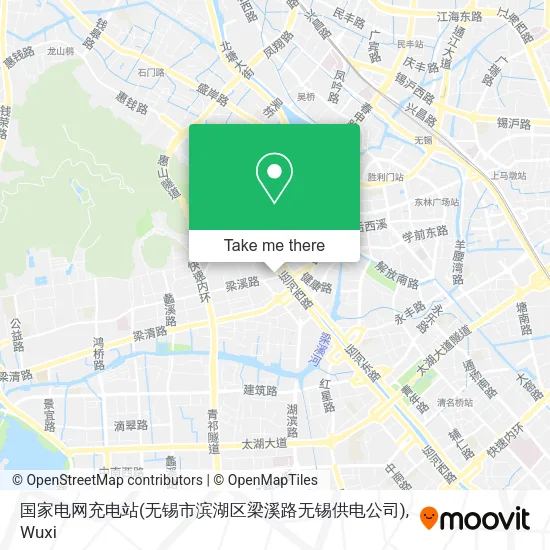 国家电网充电站(无锡市滨湖区梁溪路无锡供电公司) map