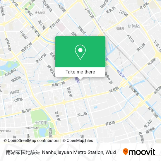 南湖家园地铁站 Nanhujiayuan Metro Station map