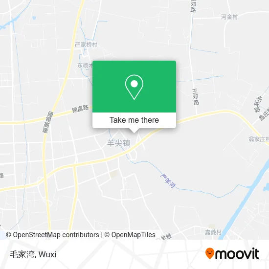 毛家湾 map