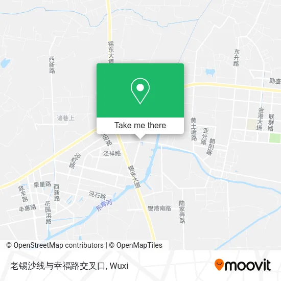 老锡沙线与幸福路交叉口 map