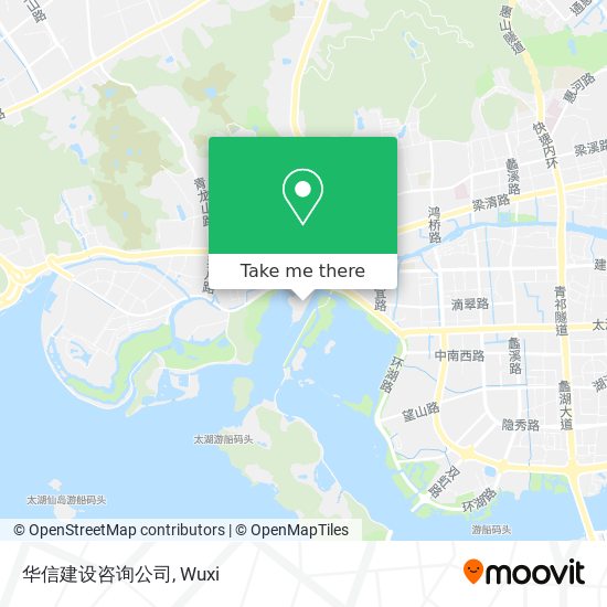 华信建设咨询公司 map