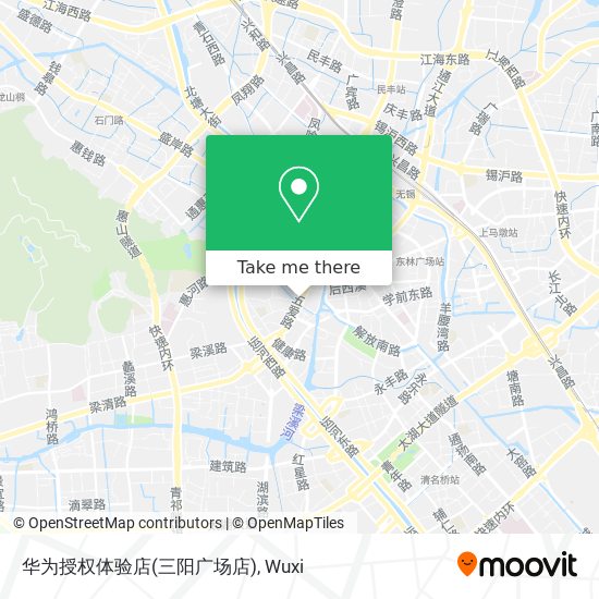 华为授权体验店(三阳广场店) map