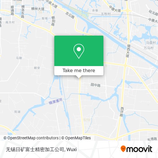 无锡日矿富士精密加工公司 map