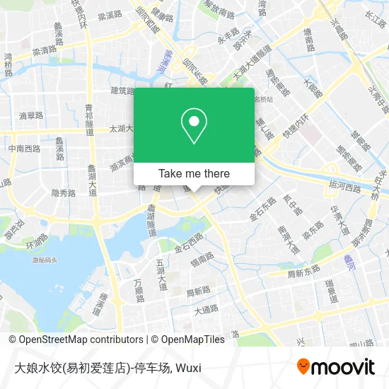 大娘水饺(易初爱莲店)-停车场 map