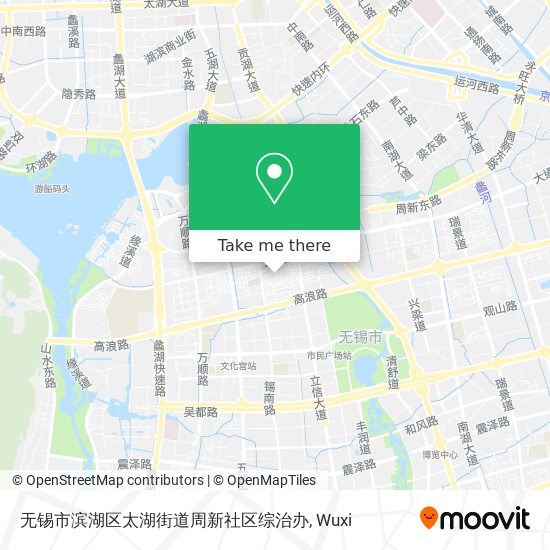 无锡市滨湖区太湖街道周新社区综治办 map