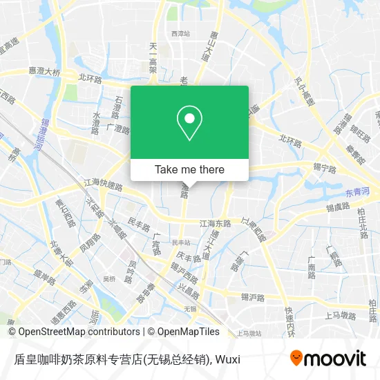 盾皇咖啡奶茶原料专营店(无锡总经销) map